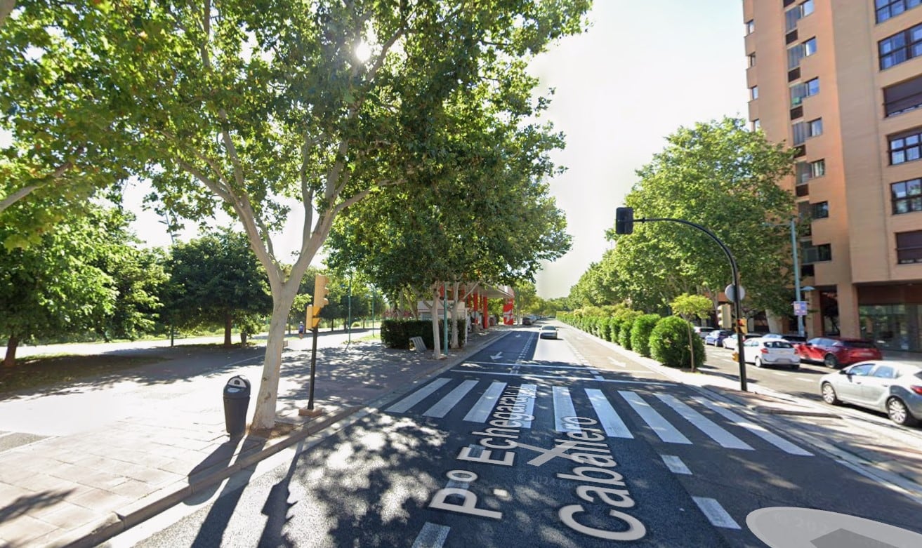 Paseo de Echegaray y Caballero en Zaragoza