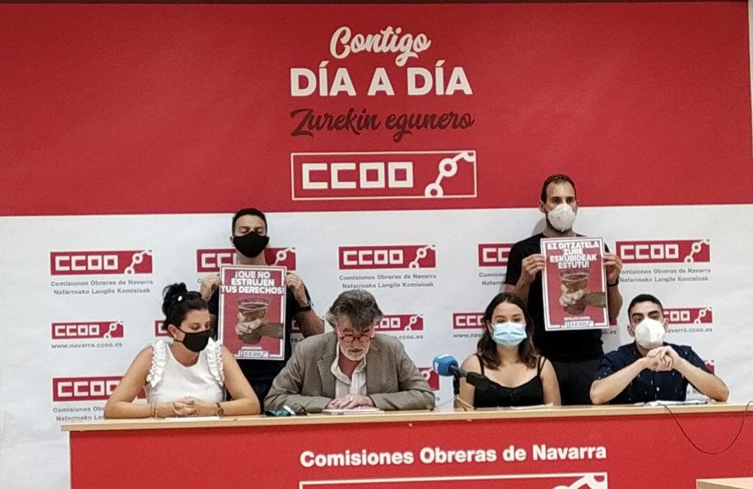 Rueda de prensa de CCOO