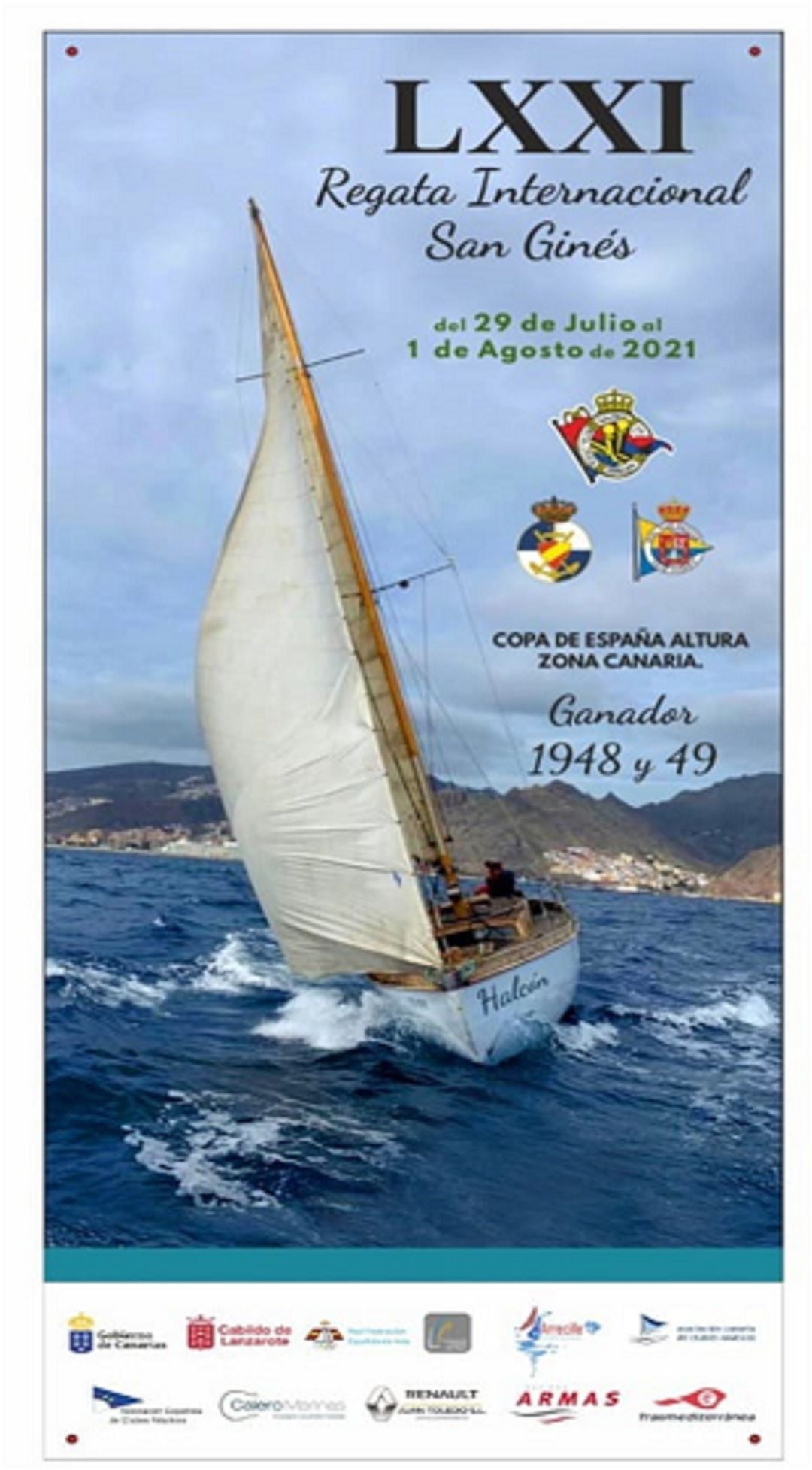 Cartel de la regata.