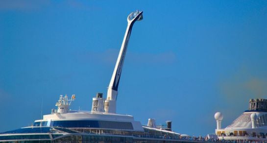 Cápsula panorámica del &#039;Athem of the Seas&#039;, que sube hasta los 90 metros de altura