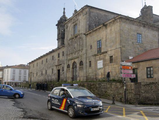 Convento de las Mercedarias, situado en el centro histórico de la capital gallega, donde el juzgado de instrucción número uno de Santiago investiga la supuesta retención ilegal de monjas de clausura.