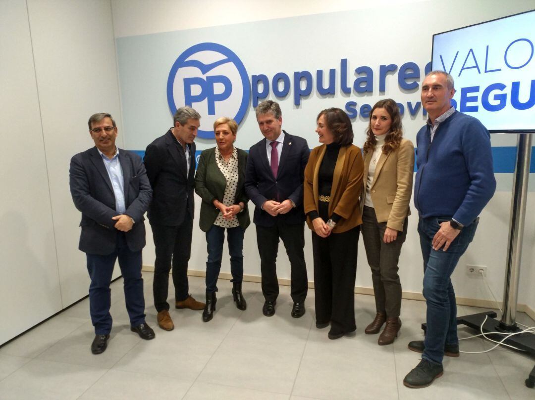 Ignacio Cosidó, junto a Paloma Sanz y Beatriz Escudero CASTILLA Y LEÓN ESPAÑA EUROPA SEGOVIA POLÍTICA