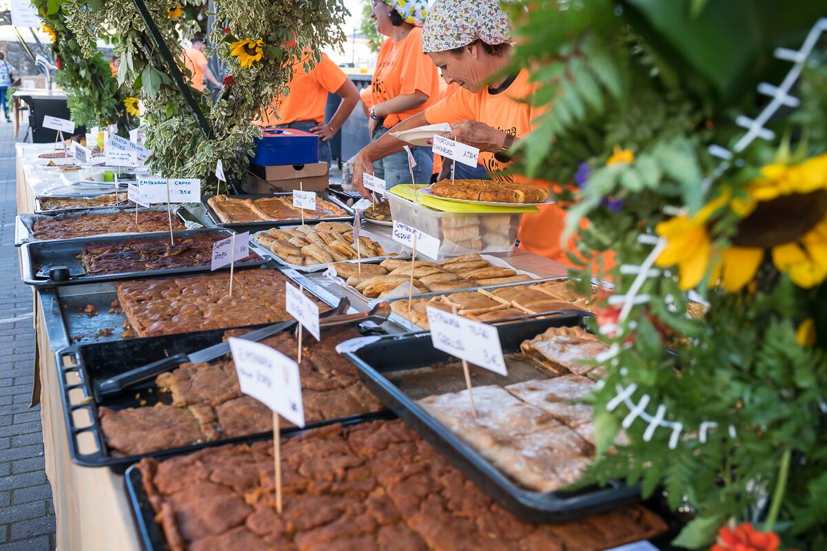 Stand de una festa Gastronómica en Tui