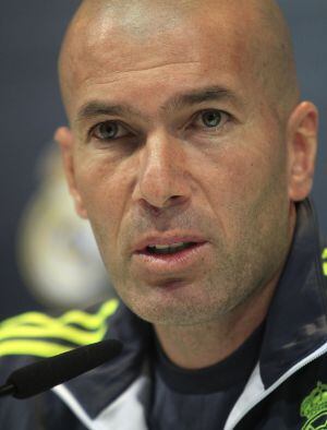 La rueda de prensa de Zidane