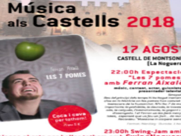 L&#039;espectacle començarà a les 22 hores a l&#039;esplanada del castell de Montsonís.
