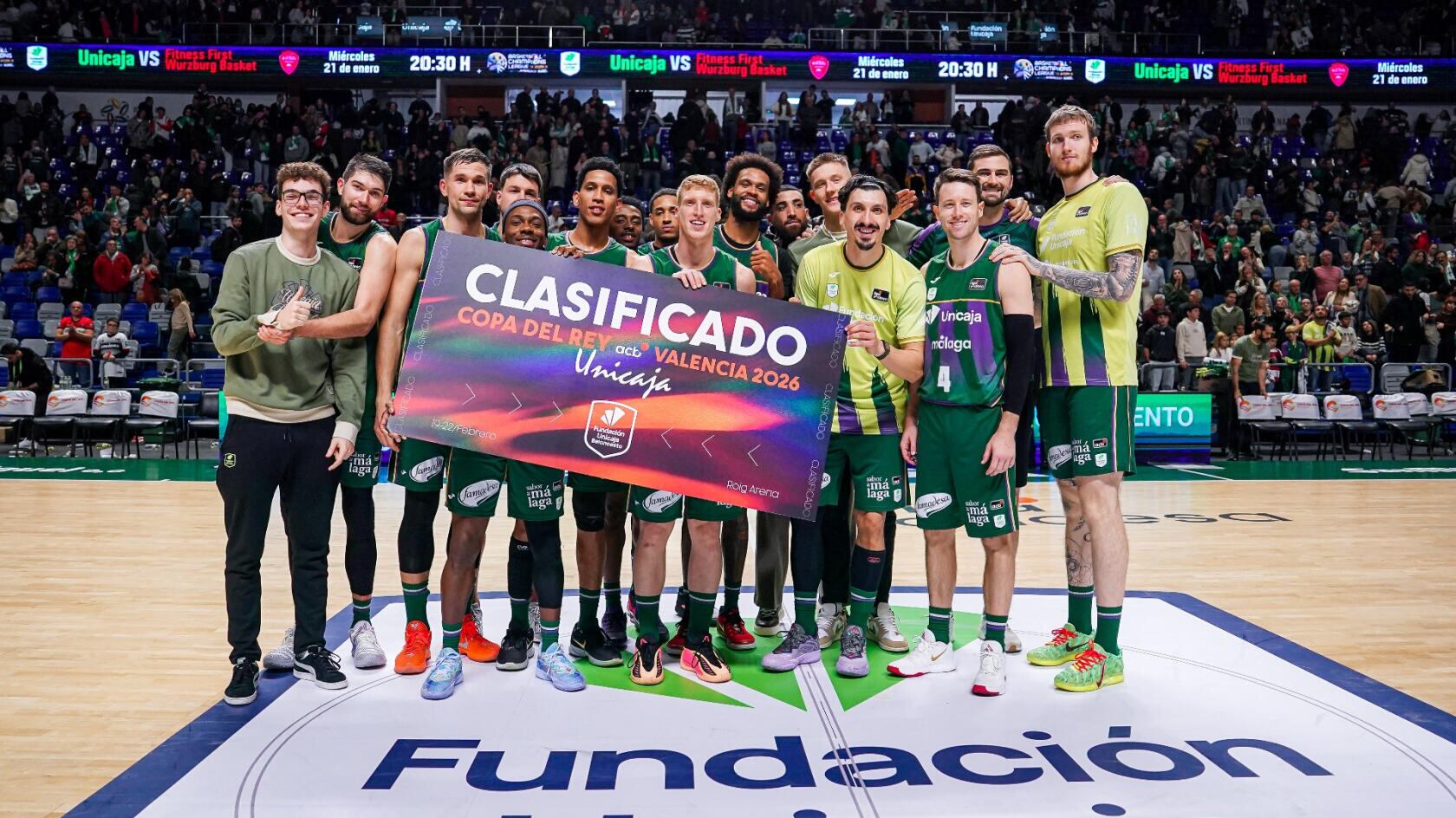 El Unicaja se clasificó para disputar la próxima edición de la Copa del Rey al ganar al Covirán Granada