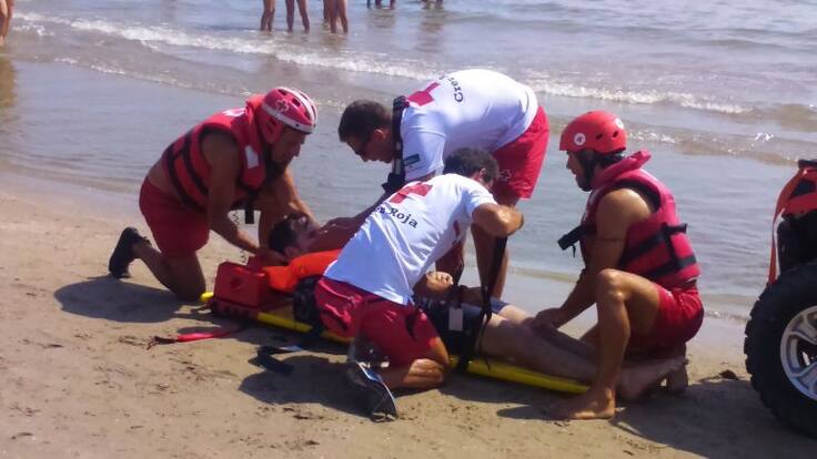 Reportaje simulacro salvamento marítimo