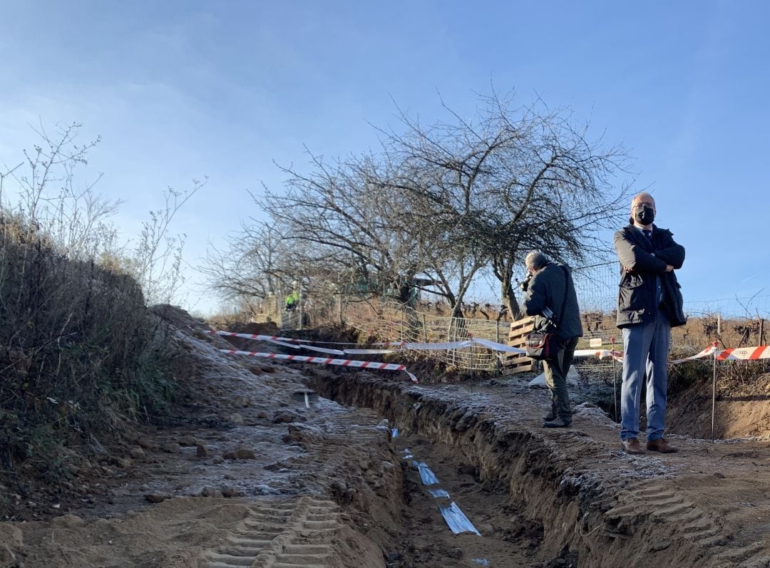 El alcalde en la zona de San Lorenzo