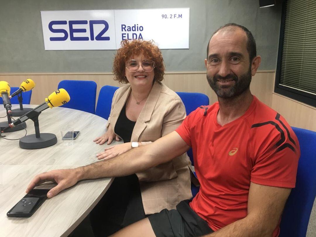 Nadia Pina y Miguel Ángel Rodríguez en Radio Elda Cadena SER