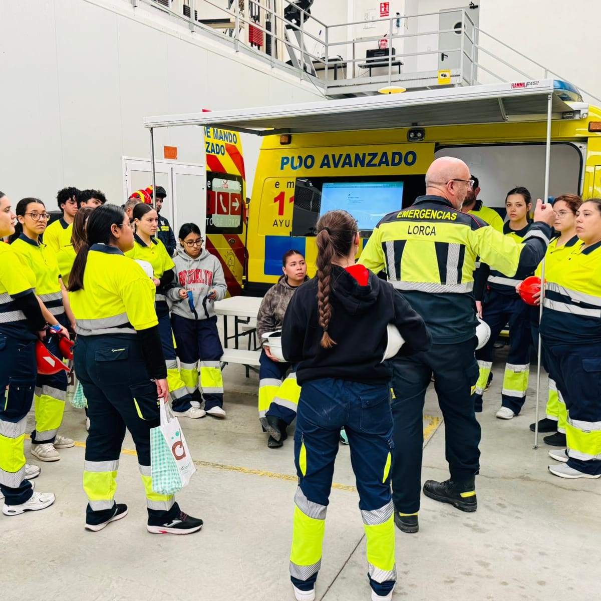 Estudiantes de FP de Emergencias de Lorca participan en simulacros de catástrofes