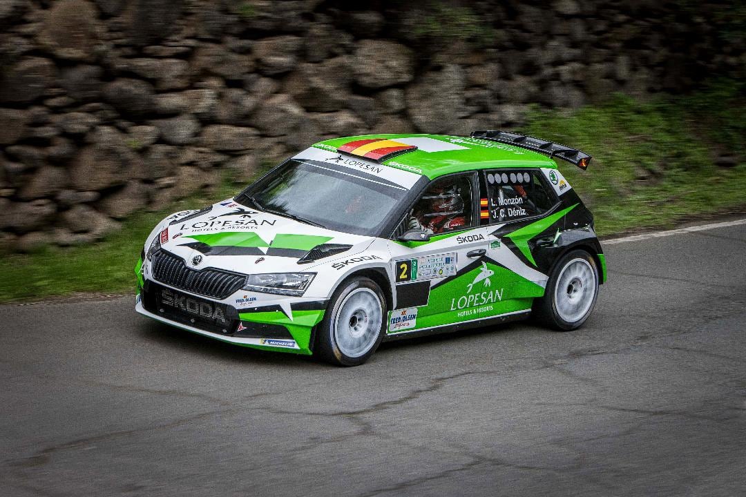 Luis Monzón y José Carlos Déniz (Skoda Fabia Rally2 Evo)