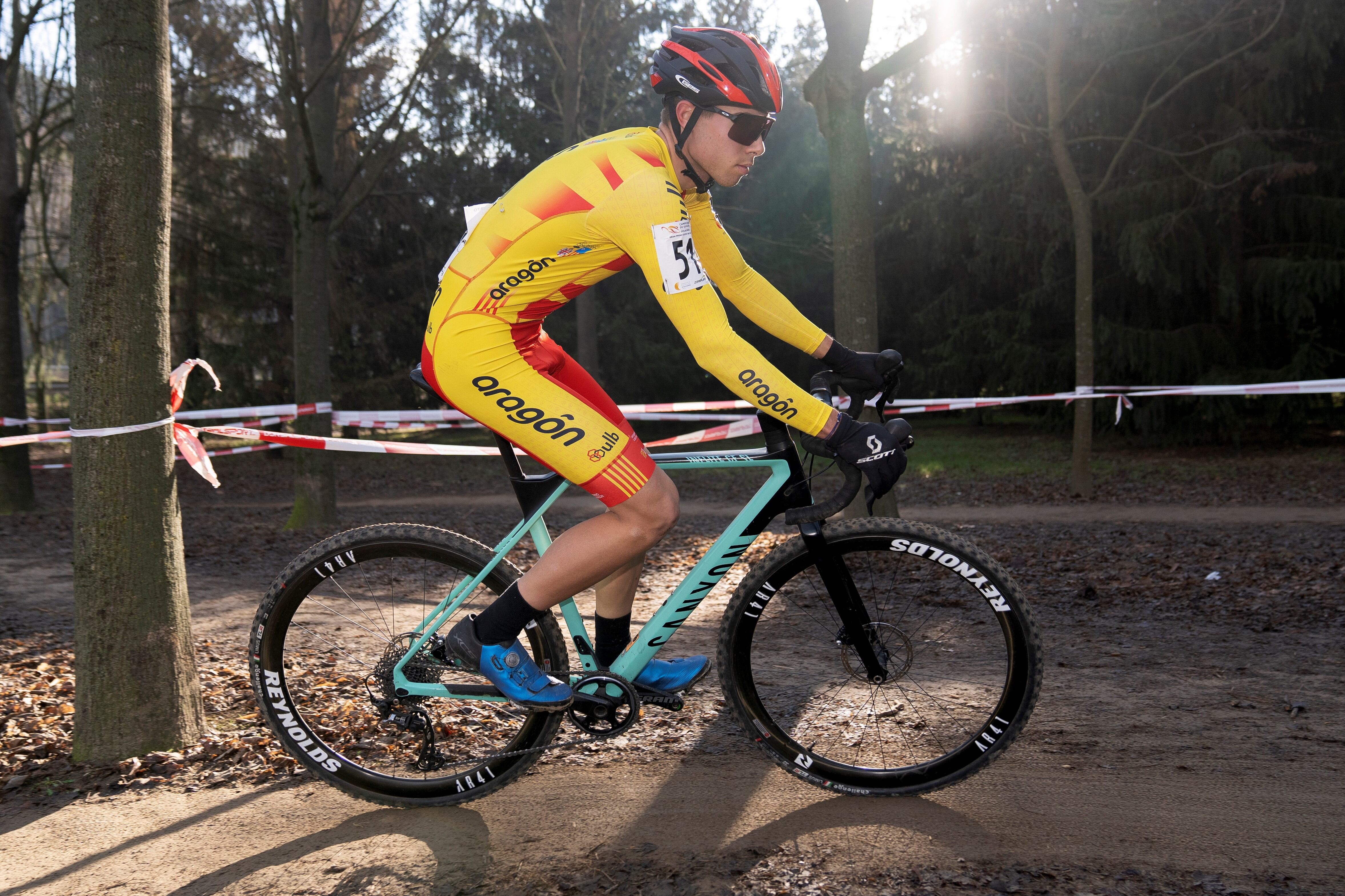 Javier Zaera durante el Campeonato de España