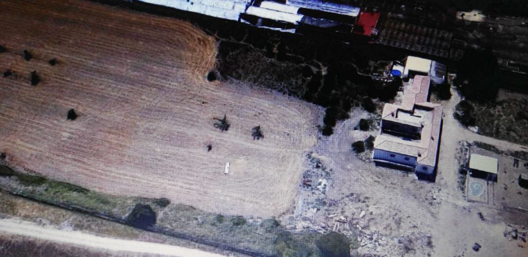 Una de las viviendas ubicada en la ribera del río Guadalete