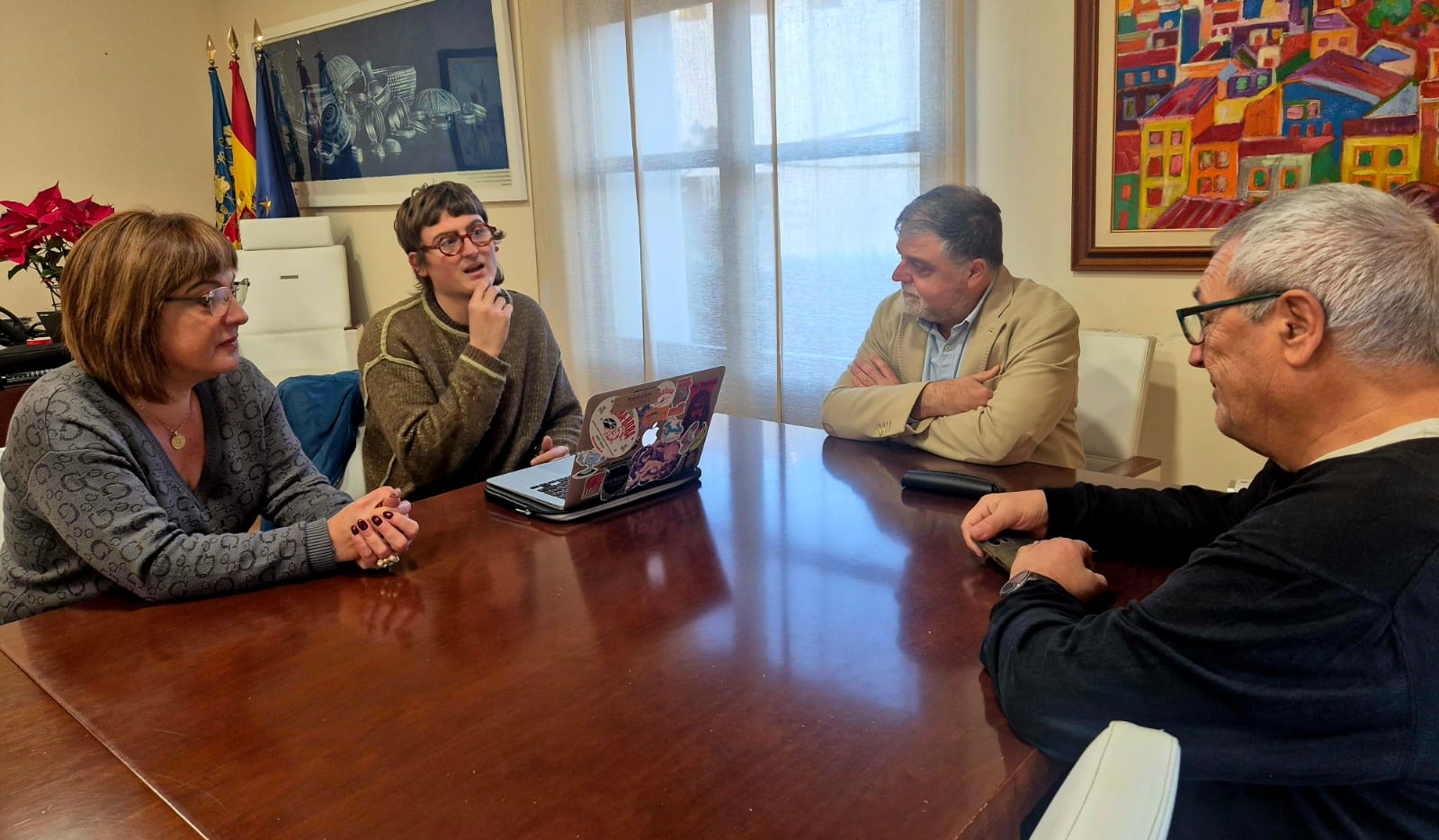 Momento de la reunión