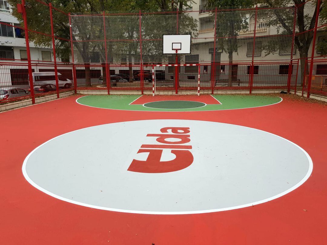 Pista remodelada en Elda