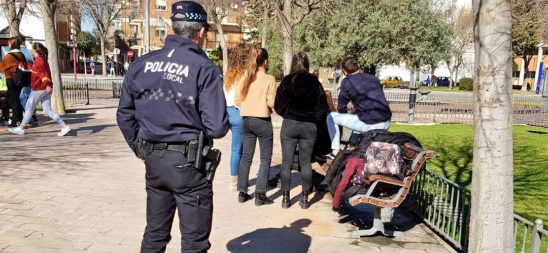 Imagen de este 'Jueves lardero' en una zona verde de la ciudad