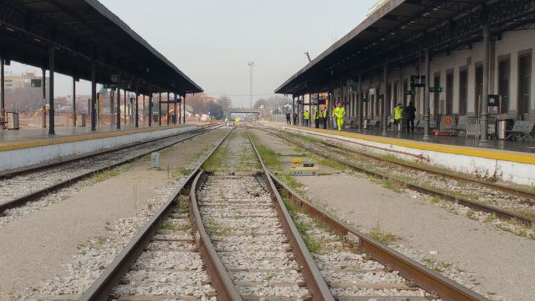 Estanción de trenes de Granada. 