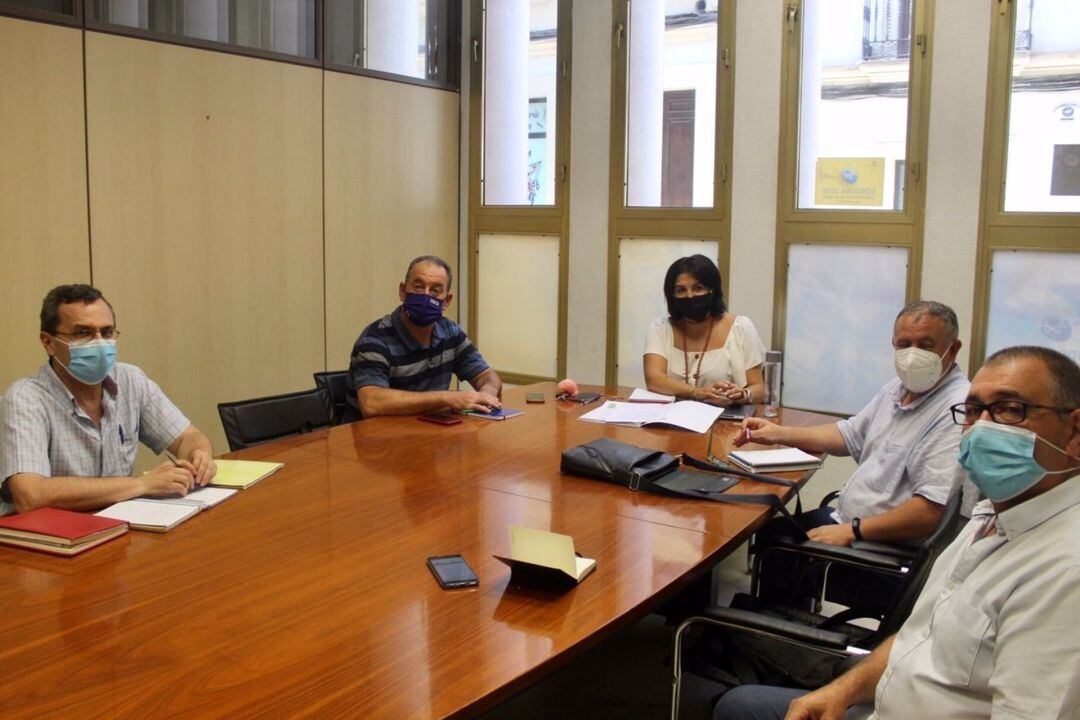 Reunión mantenida en el Ayuntamiento