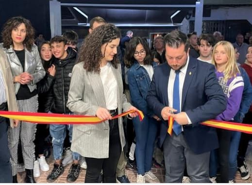 Momento de la inauguración