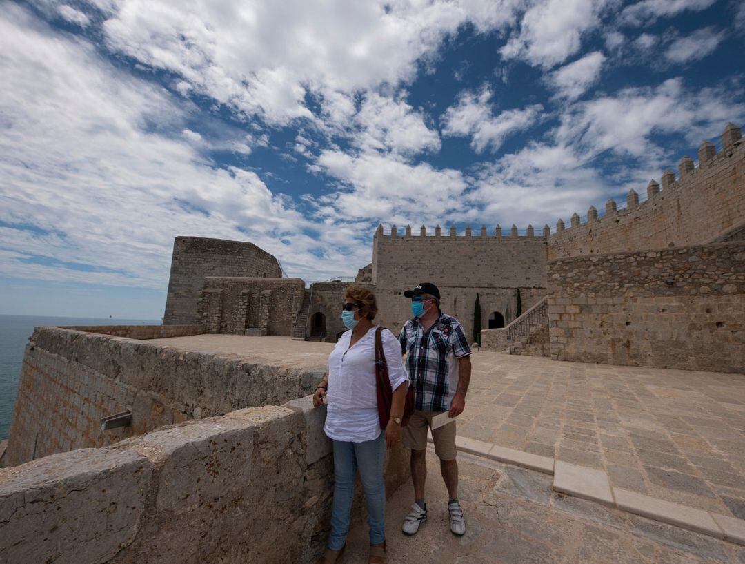 Turistas en el castillo de Peñíscola