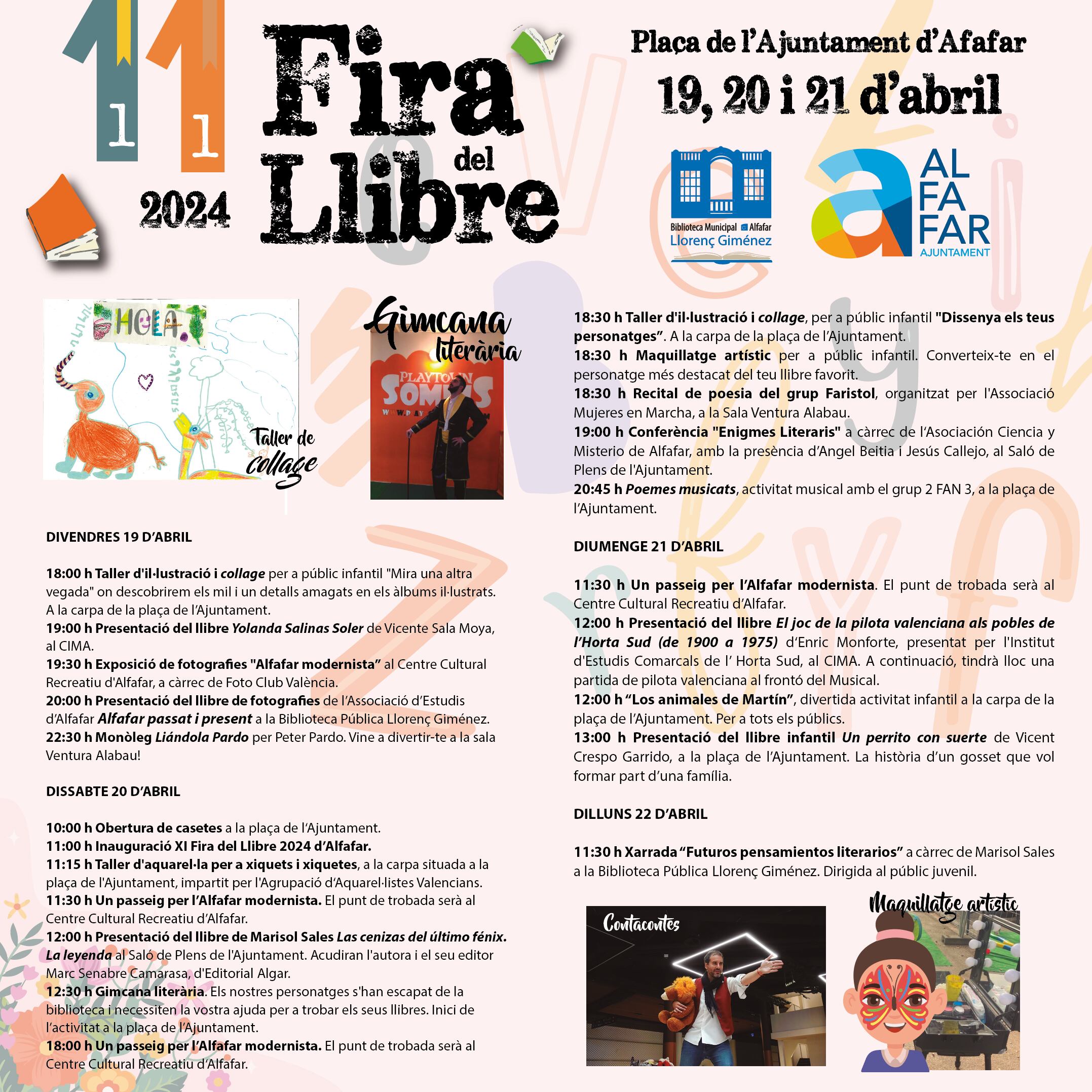 11ª Fira del Llibre a Alfafar