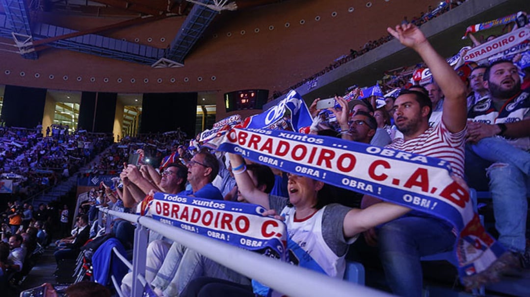 Imagen de archivo de un derbi en el Fontes do Sar