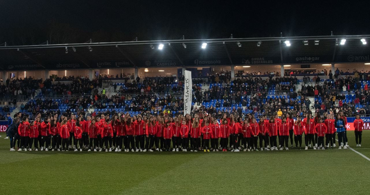 El sábado se presentaron en El Alcoraz los equipos de la SD Huesca Femenino