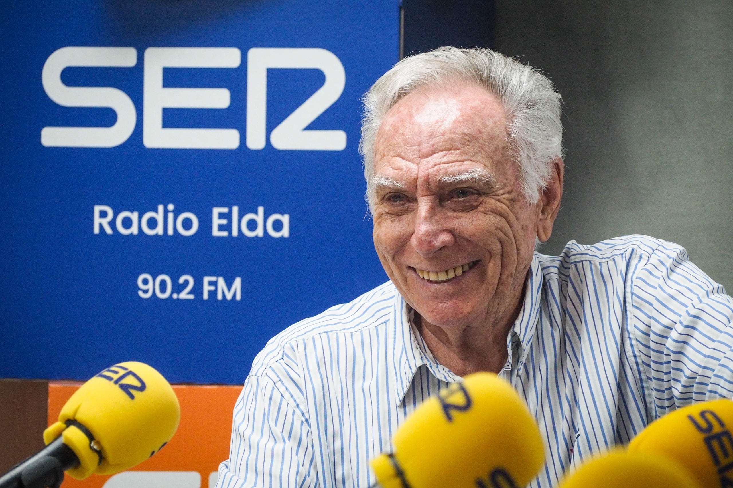 El historiador José María Amat Amer, fundador del Museo del Calzado de Elda.