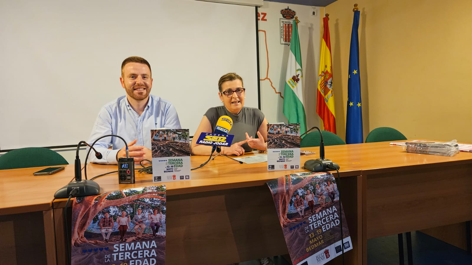 Intervención de la presidenta del la junta de Gobierno del CPA de Bedmar, M ª Elena Amezcua