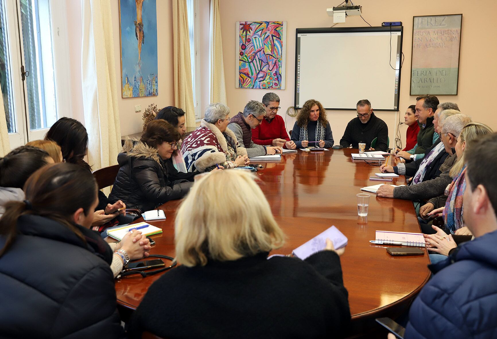 Reunión con los delegados de las barriadas rurales de Jerez