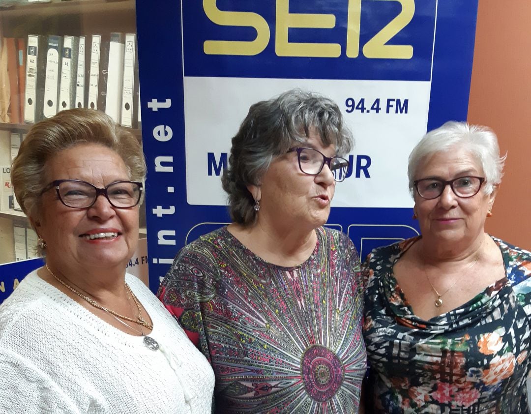 Amparo, bene y Loli se pasaron por los estudios de Cadena SER Madrid Sur.