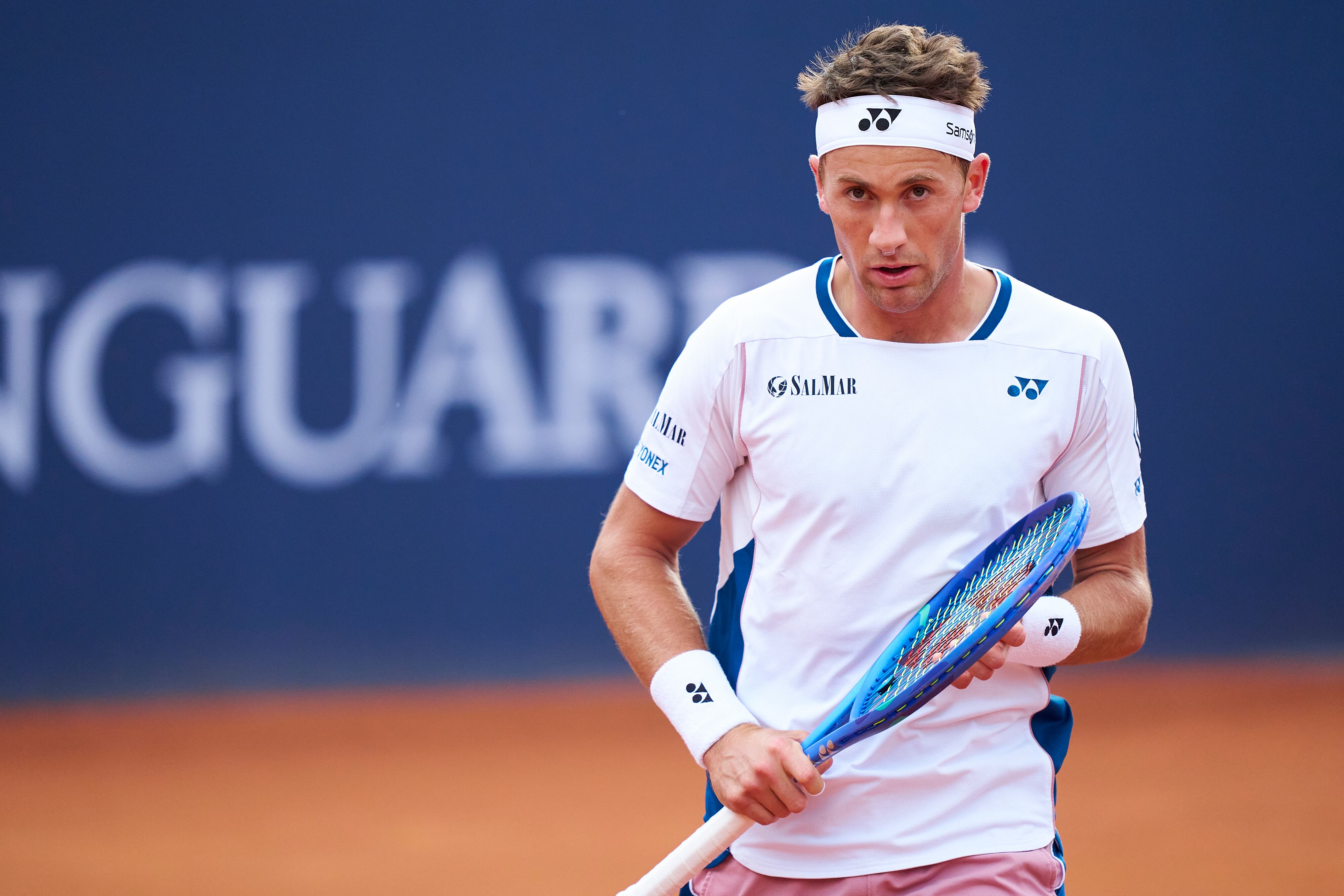 Casper Ruud, durante el Barcelona OpenBanc Sabadell 2025