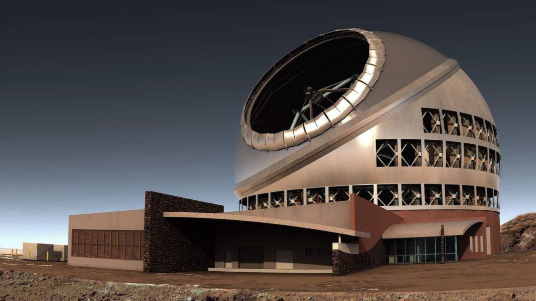 Diseño del telescopio de 30 metros que se instalaría en La Palma