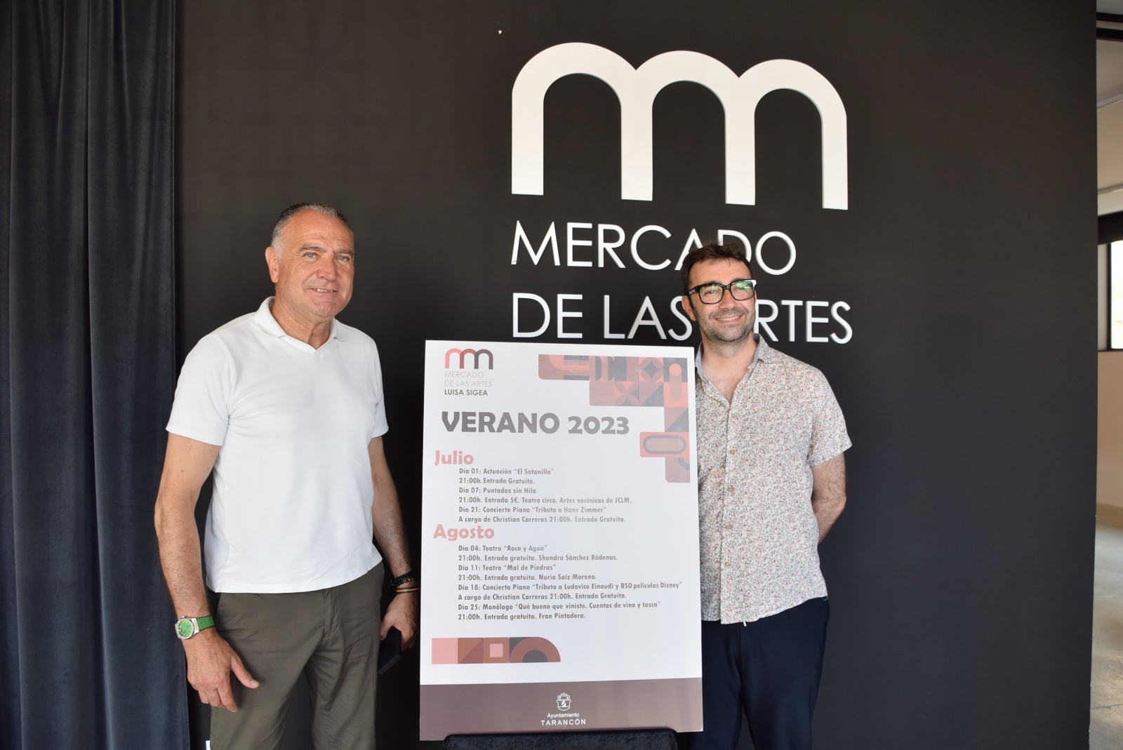 Presentación de la programación cultural de verano en el Mercado de las Artes &quot;Luisa Sigea&quot; de Tarancón