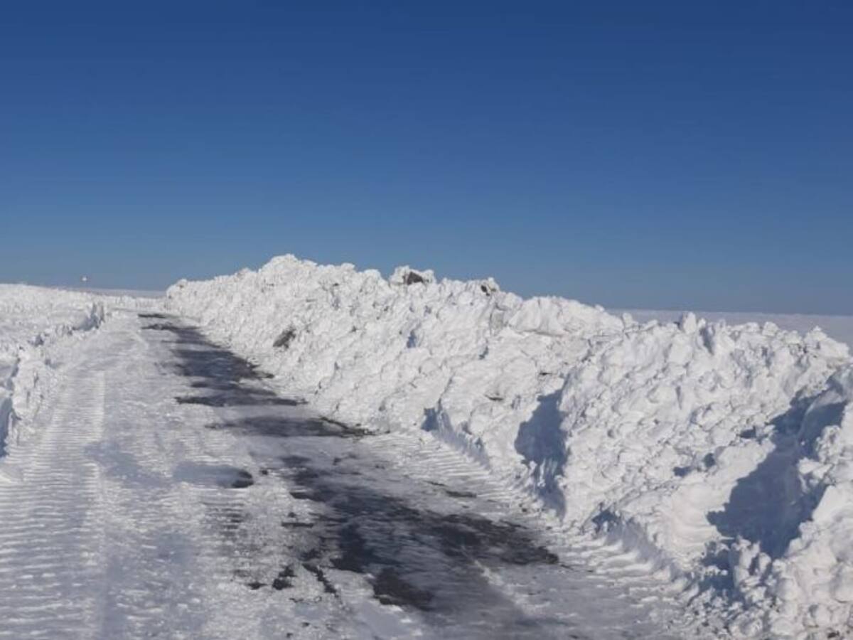 Continúan cortadas las carreteras de Olombrada a Campaspero y de Moraleja de Cuéllar a Campaspero