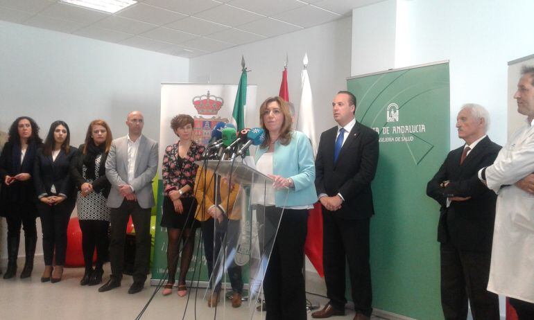 La Presidenta de la Junta, Susana Díaz en San Roque 