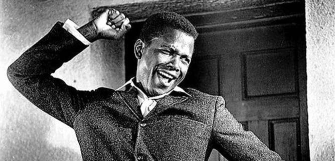 Sidney Poitier en su papel en la película &#039;Los lirios del valle&#039;.