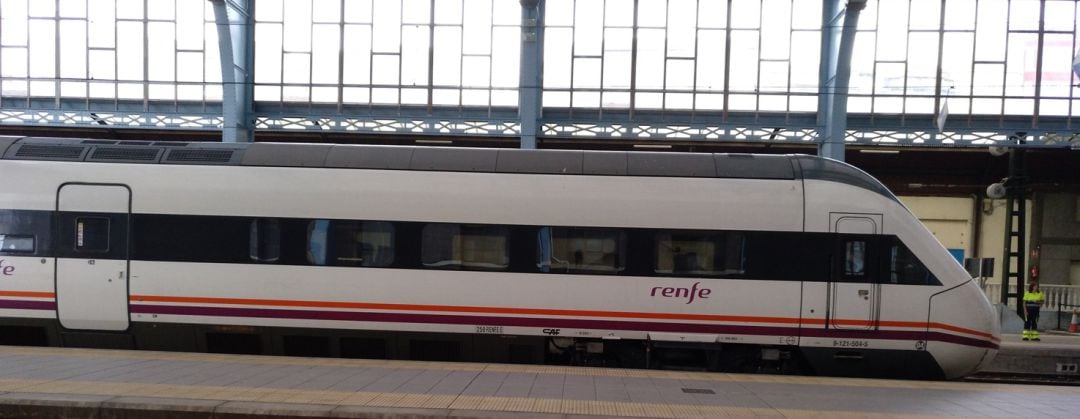 Tren en la Estación de A Coruña