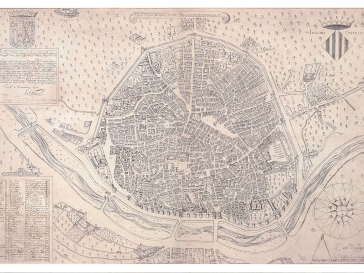 La València olvidada: "El plano de València de Antonio Mancelli" (por Desirée Juliana)