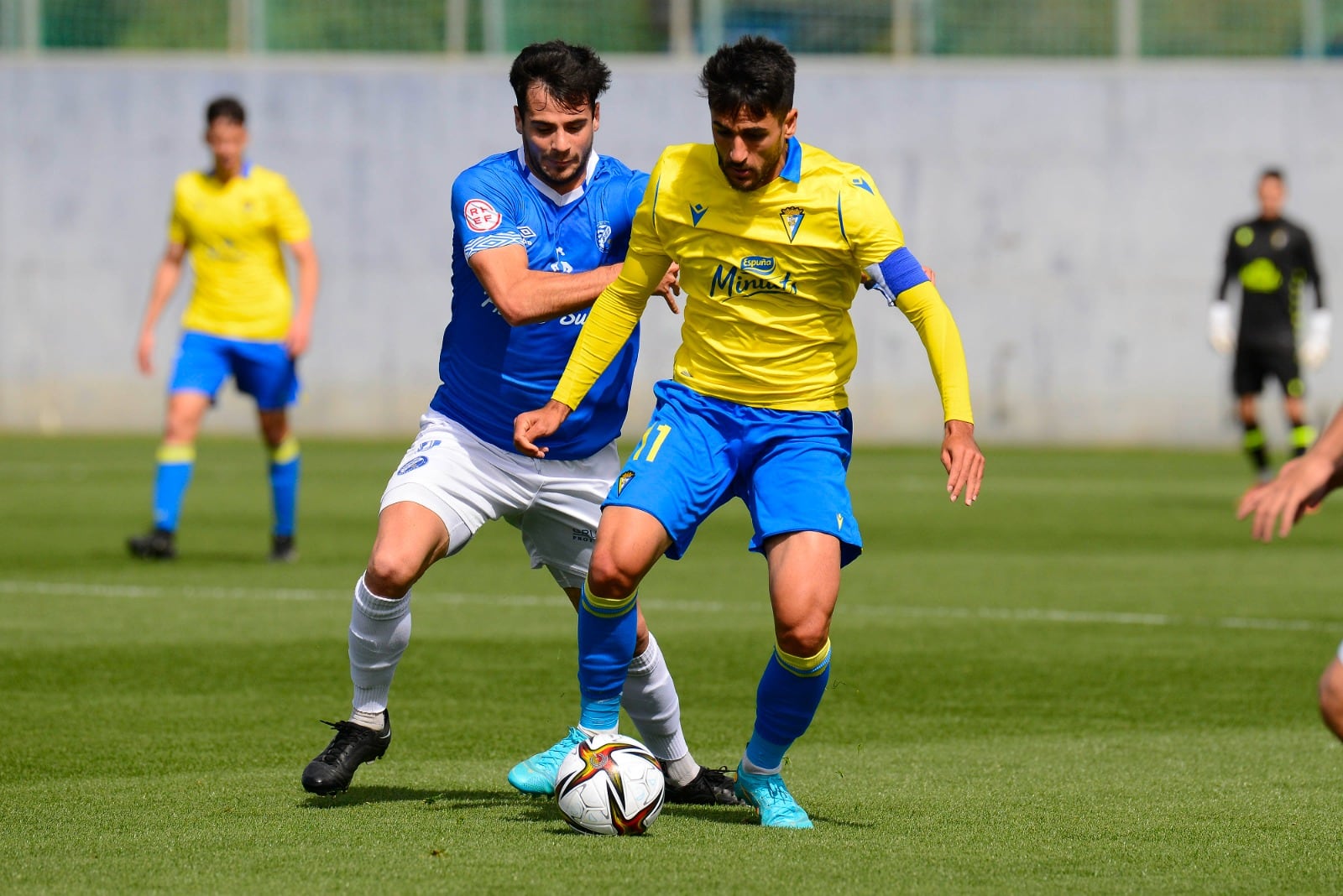 Imagen partido entre el Cádiz B y el Xerez DFC