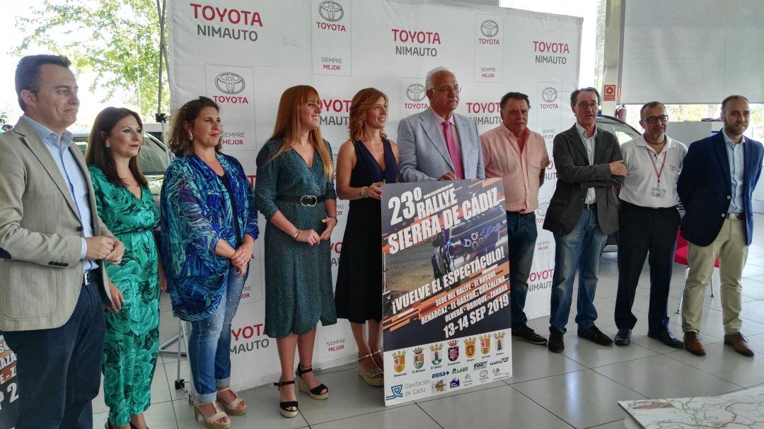 El Rally Sierra de Cádiz presentado este martes en Toyota NImauto