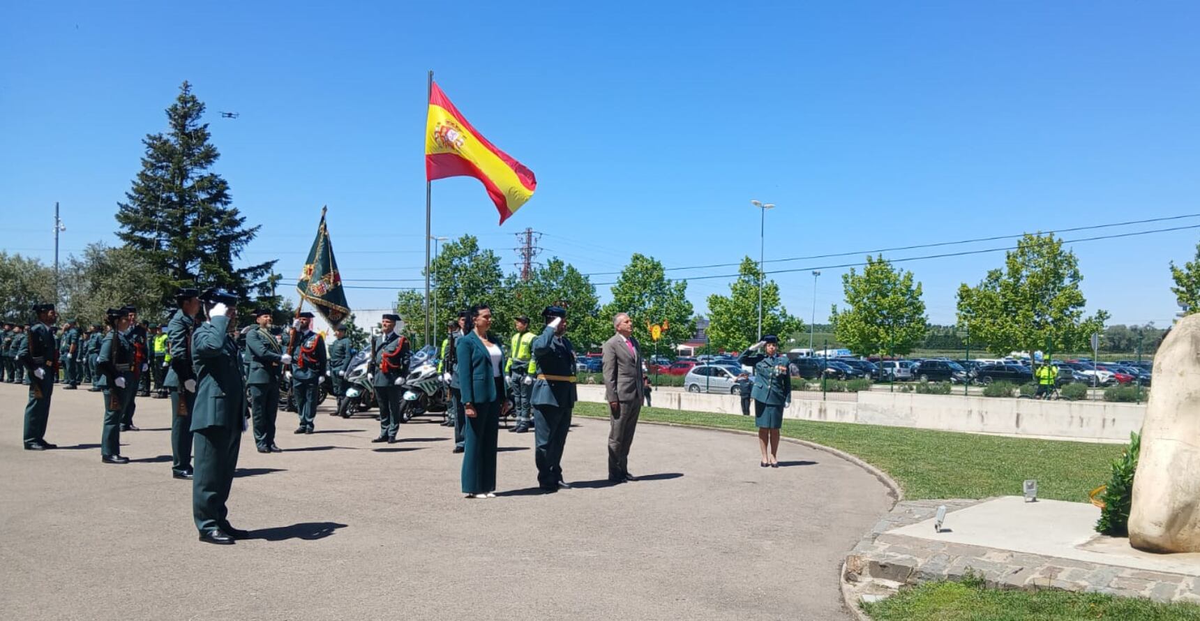 Acto del 181 aniversario de la Guardia Civil en Huesca
