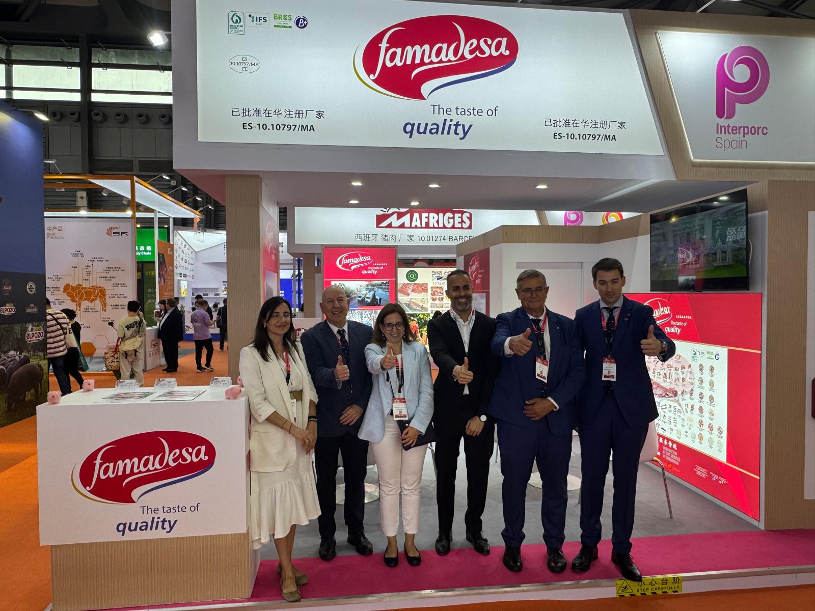 Famadesa alianza su internalización en Shangái