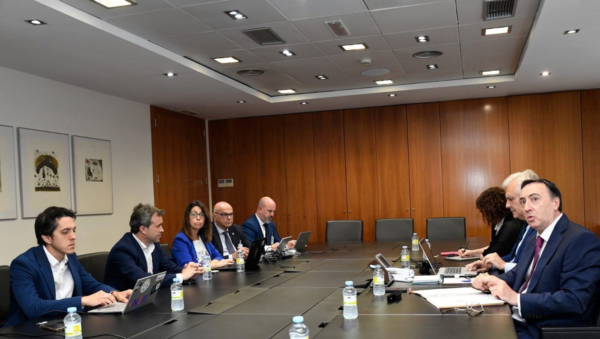 Reunión en Madrid de la Mesa Técnica del Ferrocarril de Jaén.