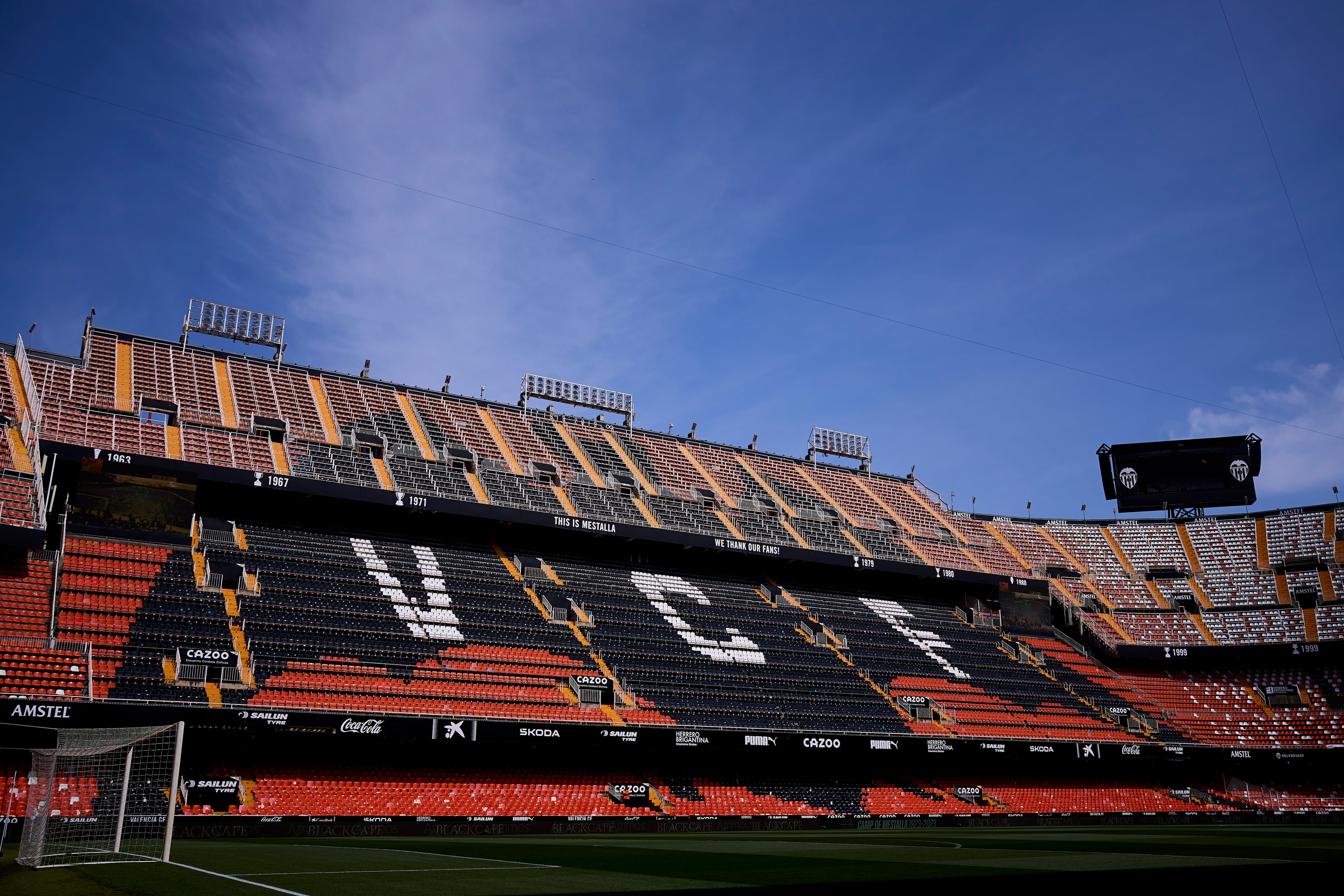 Imagen de archivo del estadio de Mestalla