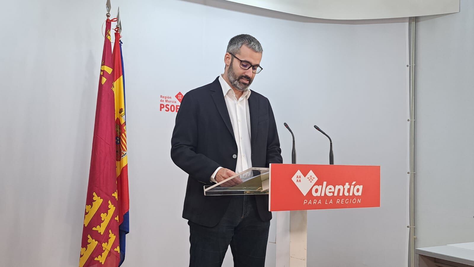Francisco Lucas, secretario general del PSRM-PSOE