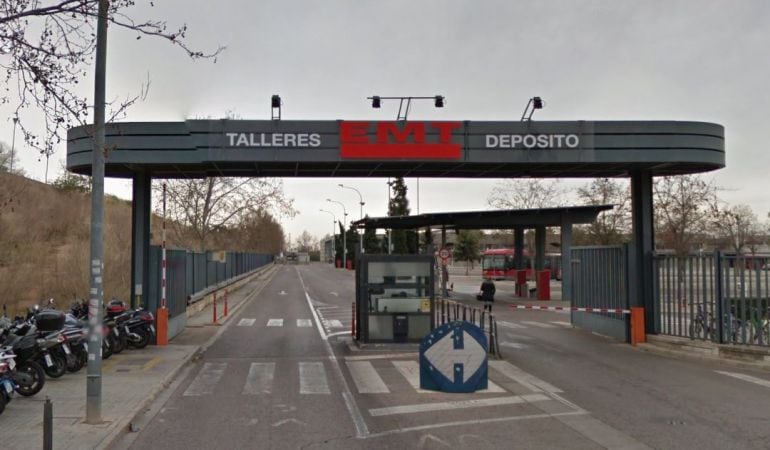 Talleres de la EMT en San Isidro en una imagen de archivo