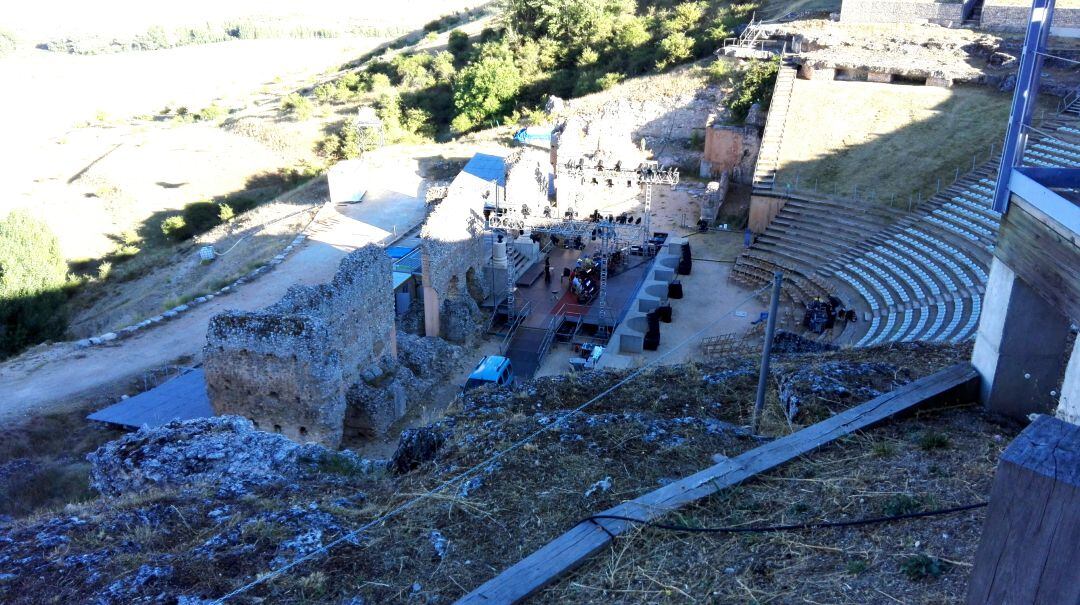 El teatro romano de Clunia es el entorno ideal para este tipo de representaciones