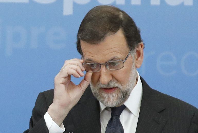 El presidente del Gobierno español, Mariano Rajoy, que tiene posibilidades de ir a declarar por la Gürtel