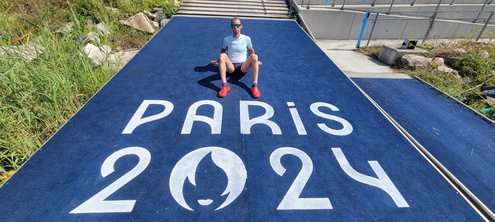 Saúl Peña, en la villa olímpica de París.